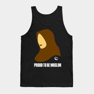 Proud To Be Muslim (Hijabi) Tank Top